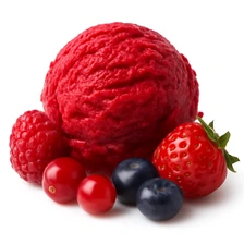Sorbet z czerwonych owoców