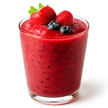 Smoothie z czerwonych owoców