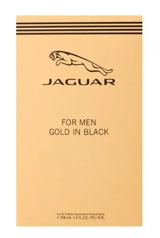 Jaguar For Men Gold in Black