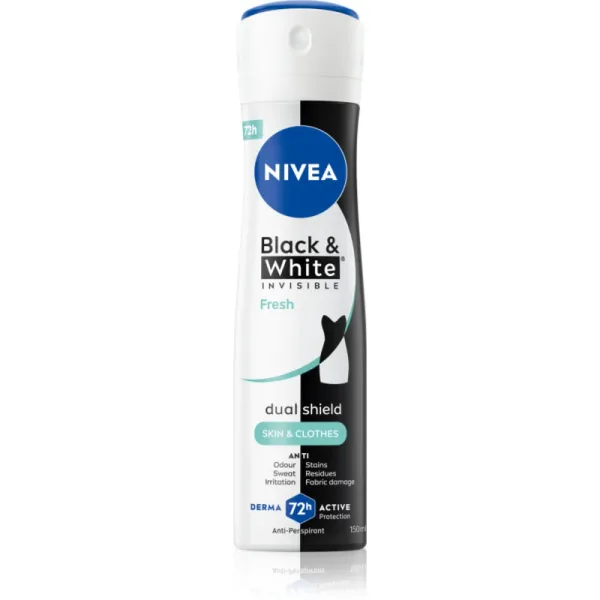 Black & White Invisible Fresh Antyperspirant w sprayu
