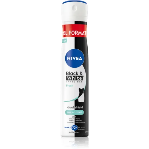 Black & White Invisible Fresh Antyperspirant w sprayu