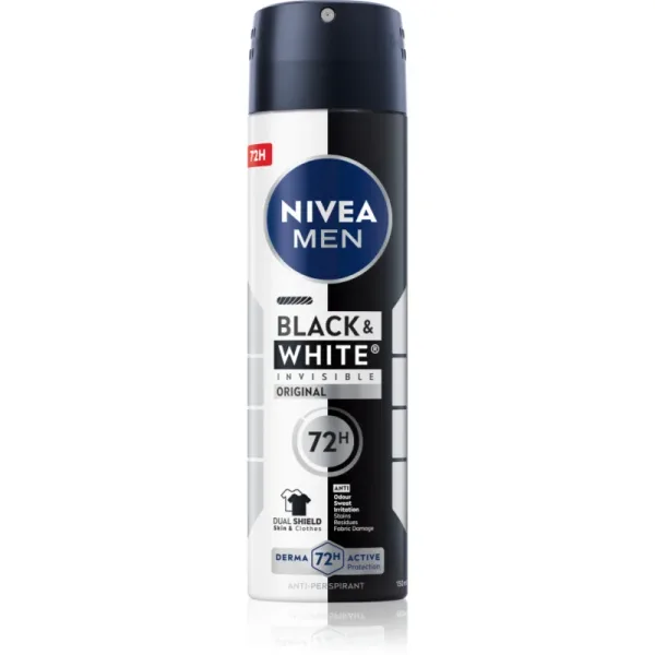 Black & White Invisible Original Antyperspirant w sprayu