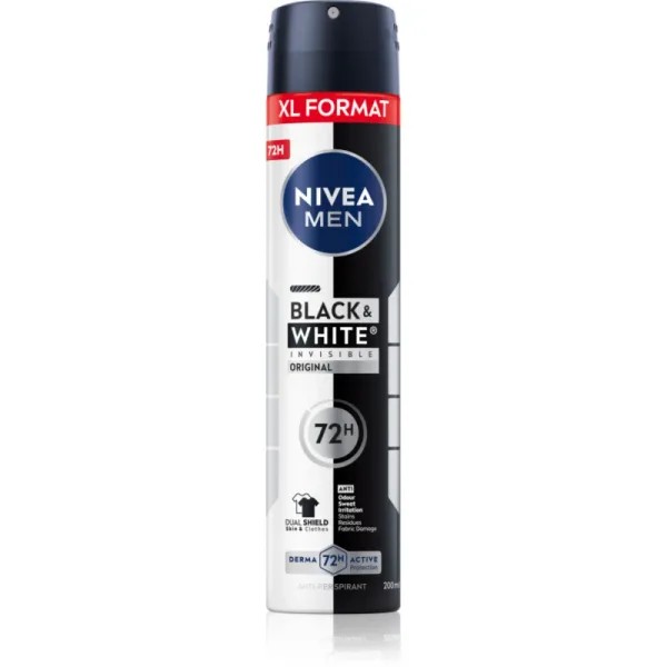 Black & White Invisible Original Antyperspirant w sprayu