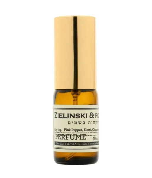 Pink Pepper, Elemi, Cinnamon, Leather